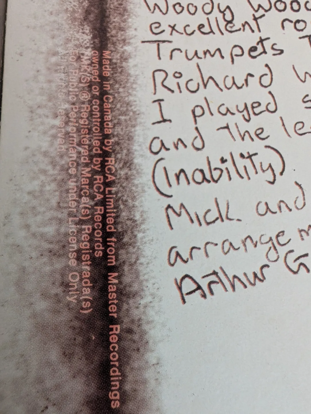 David Bowie - Hunky Dory Original Canadian LP Vinyl Record image indicator(3)