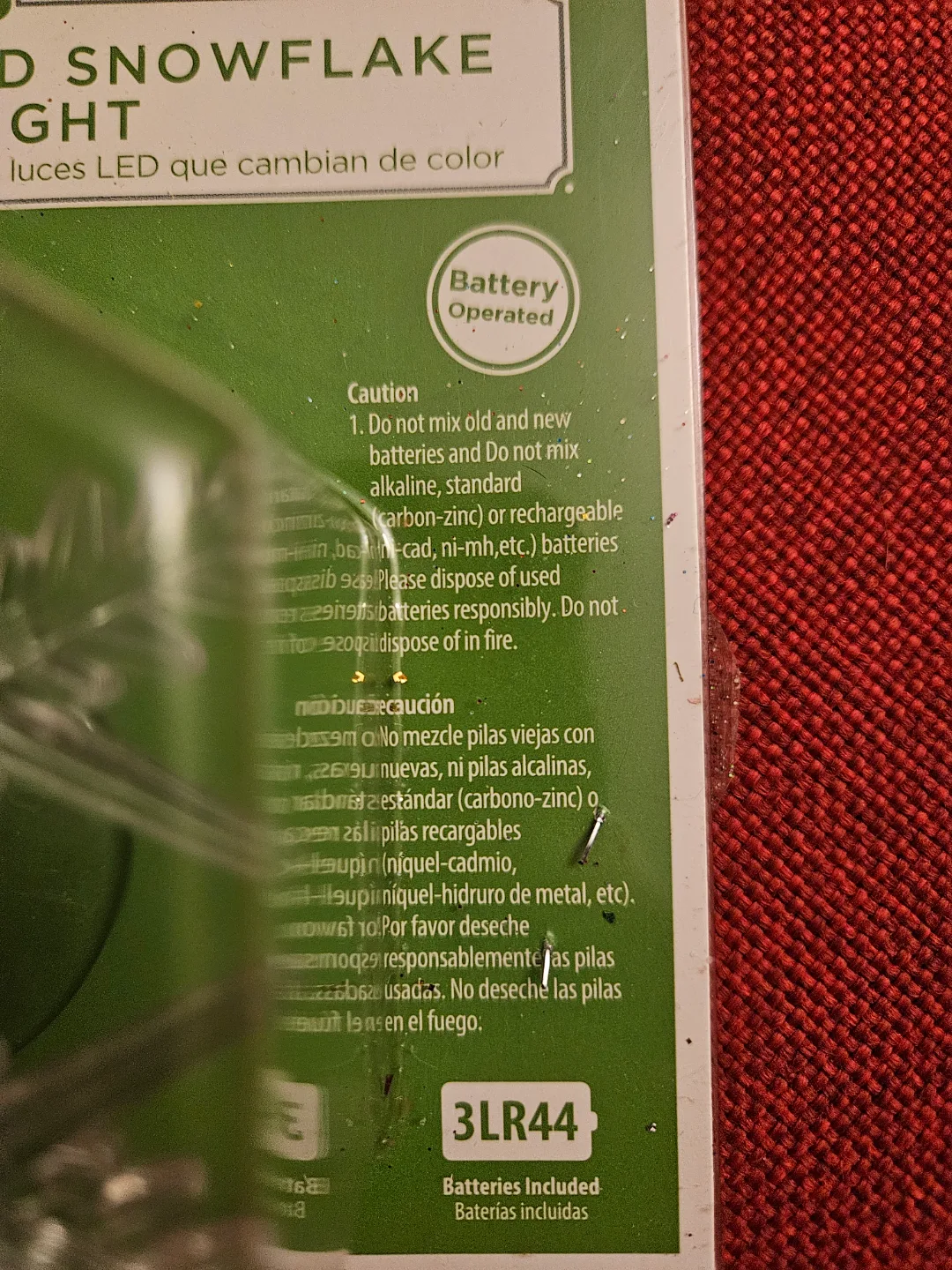 Color Changing LED Snowflake Window Light #freecycle image indicator(3)