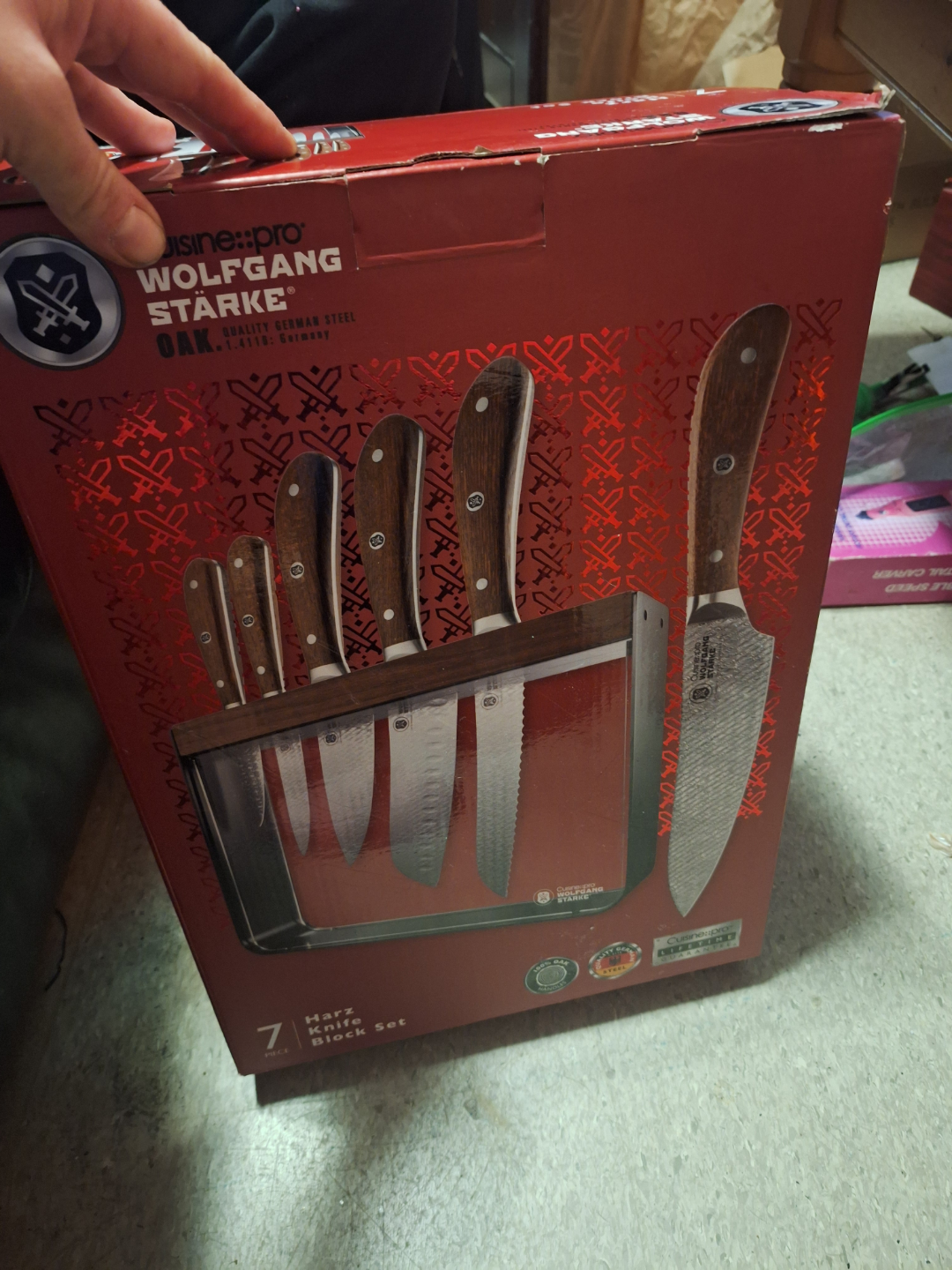 CuisinePro Wolfgang Starke 7-Piece Knife Block Set - photo 2