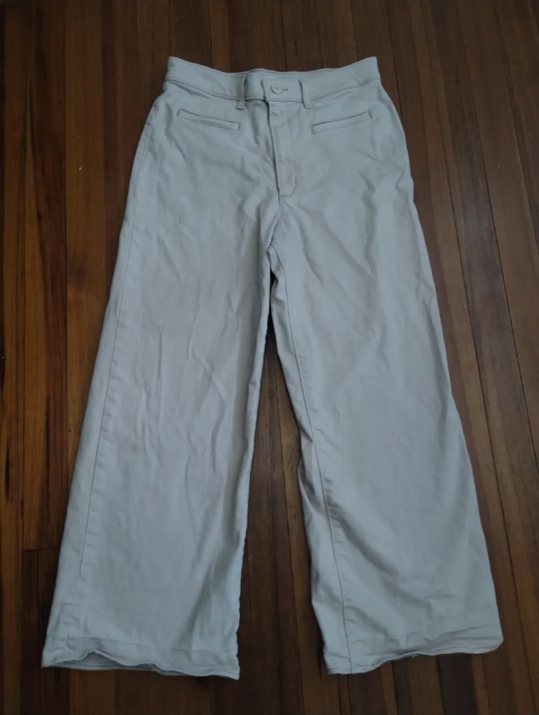 Levi's Ribcage Wide Leg Crop Jeans Size 30 thumbnail