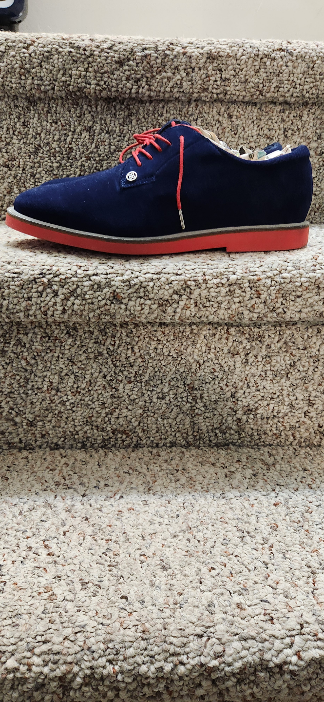 G/FORE Men's Navy Blue Suede Golf Shoes - Size 10 - photo 2