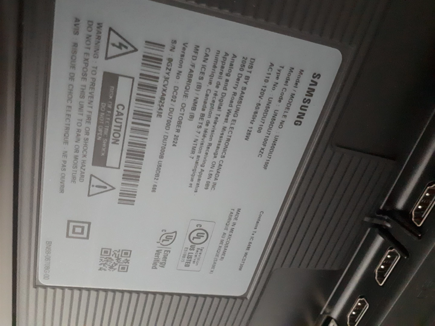 Samsung 50-inch Smart TV - photo 3