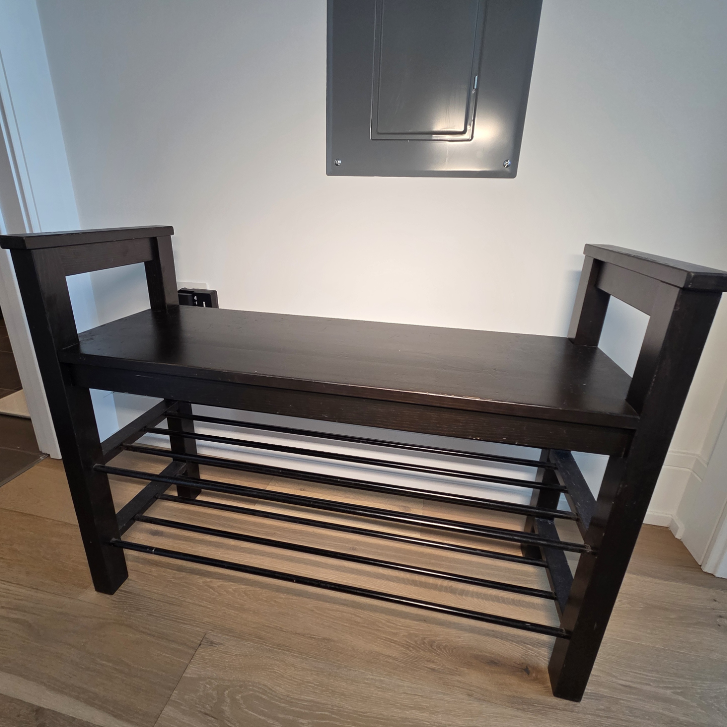 Black Shoe Rack