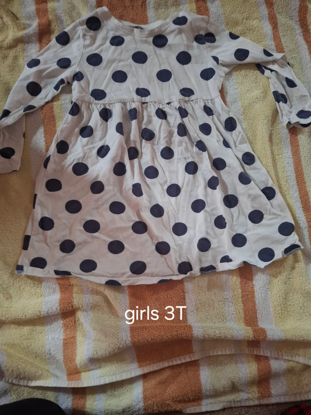 Girls Size 3T Polka Dot Dress thumbnail