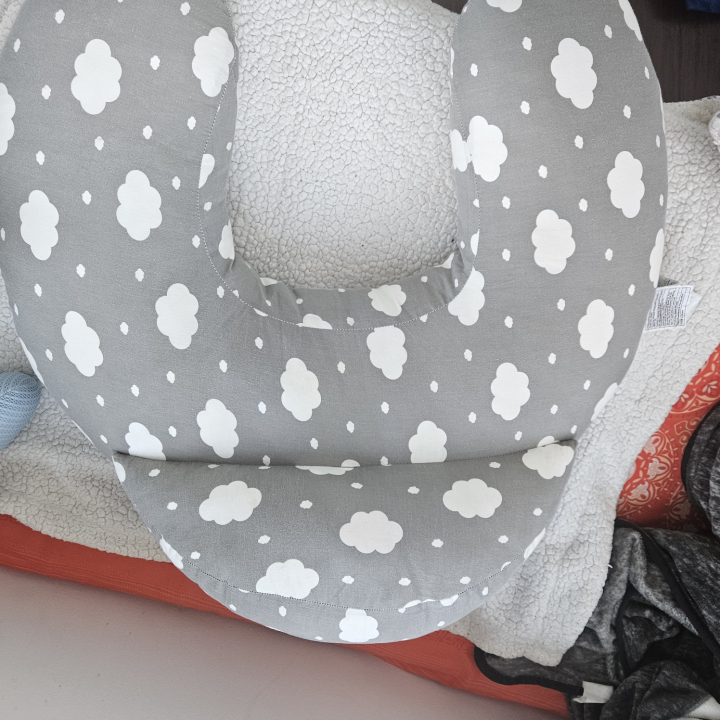 Momcozy U-shaped Nursing Pillow with Detachable Wedge