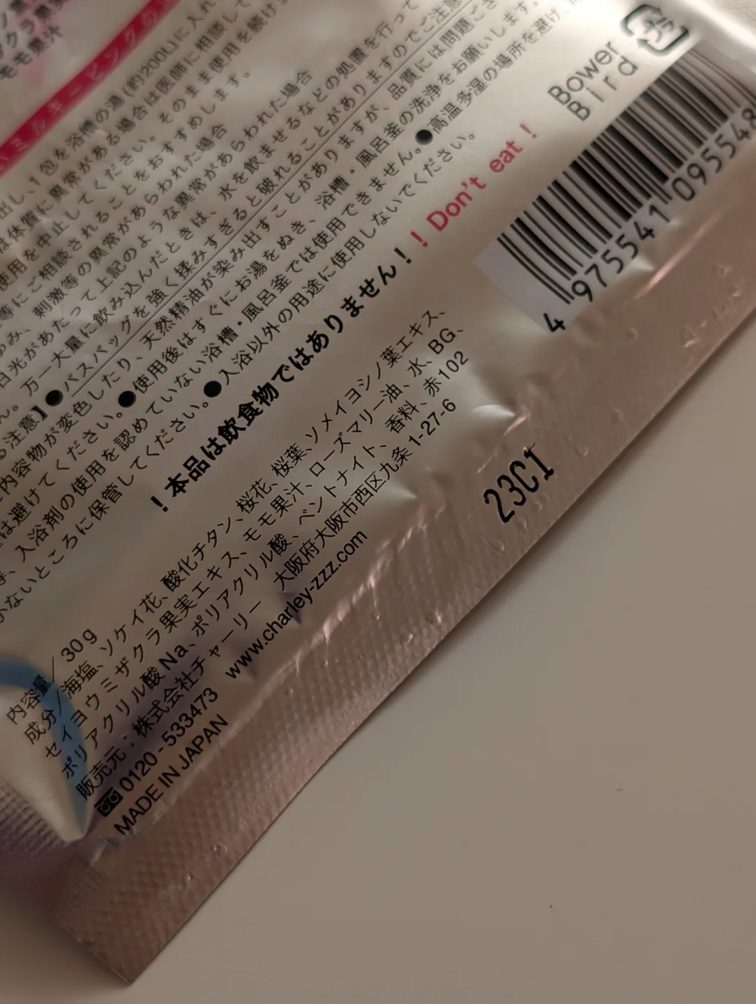 Charley Cherry Blossom Solt Bath Powder with herbs, flowers 🌸 image indicator(4)