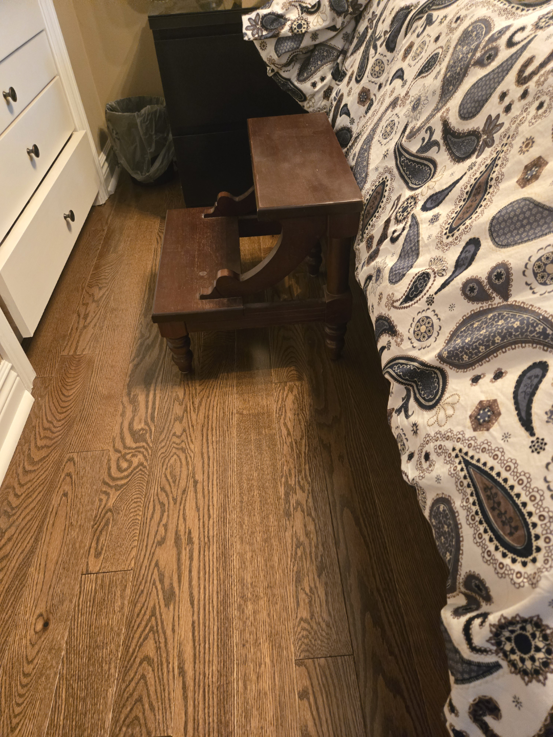 Wooden Two-step Bed Stool - photo 4