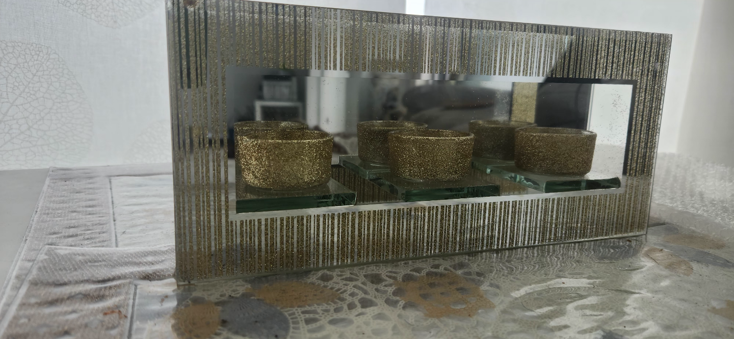 Mirror Tealight Holder (Holiday Stuff Glitter) - photo 3