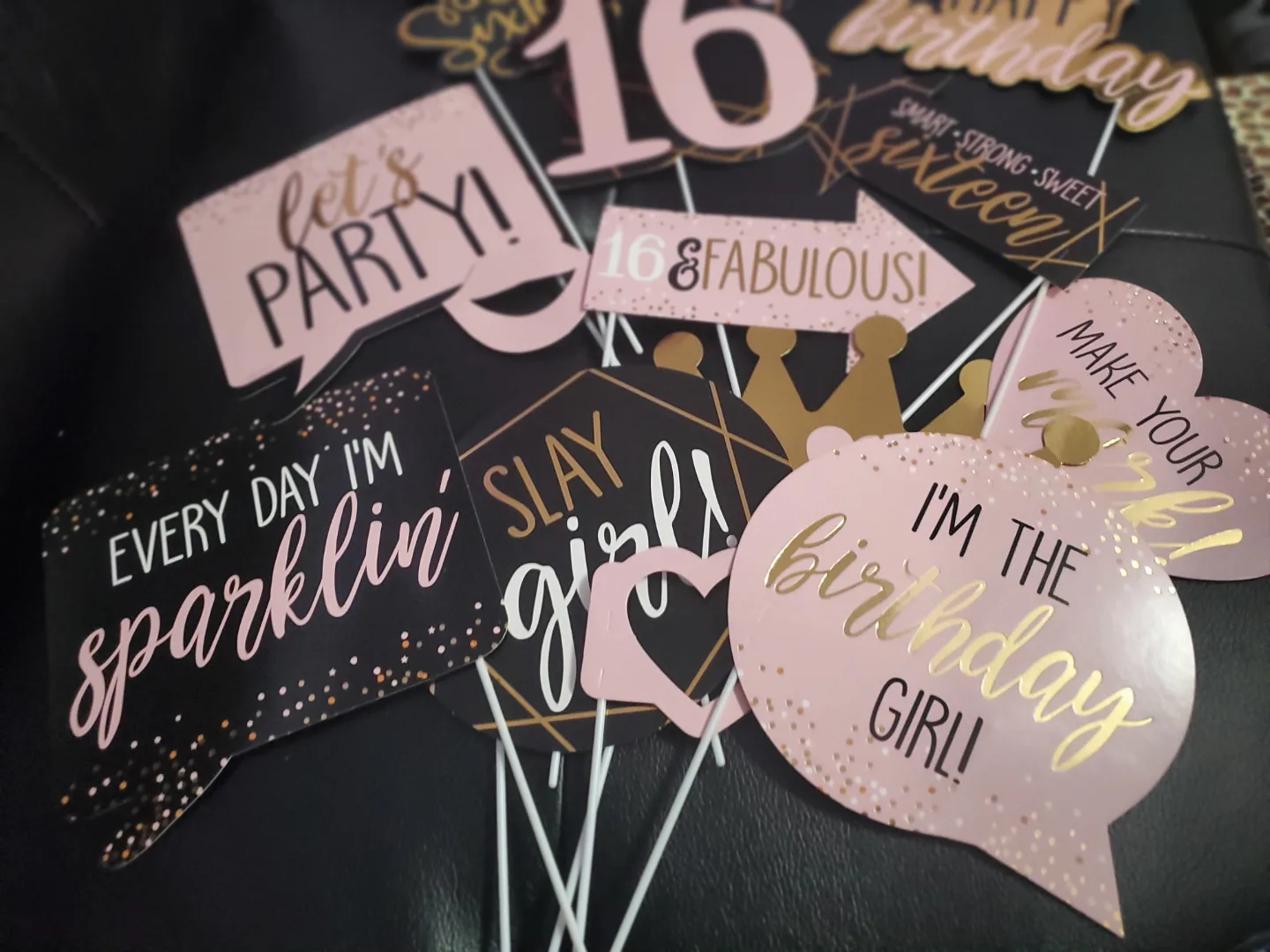 Sweet Sixteen Party Photo Booth Props image indicator(6)