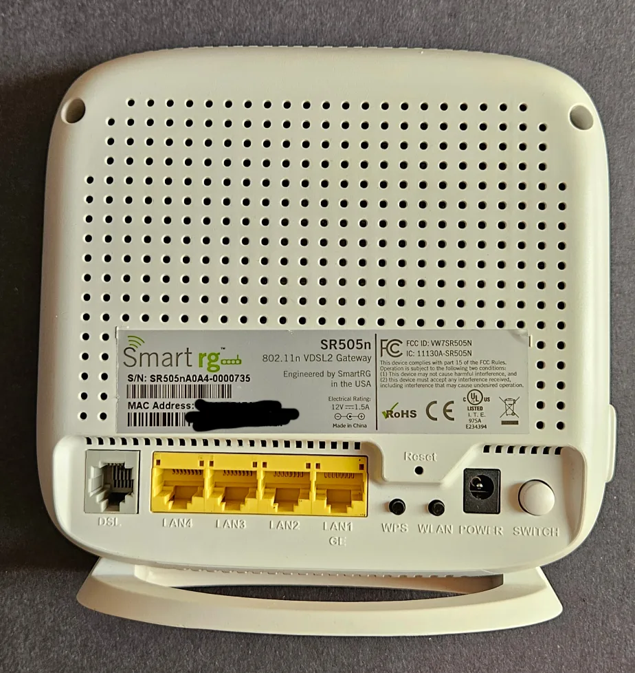 SmartRG SR505N VDSL2 Gateway Modem Router image indicator(2)