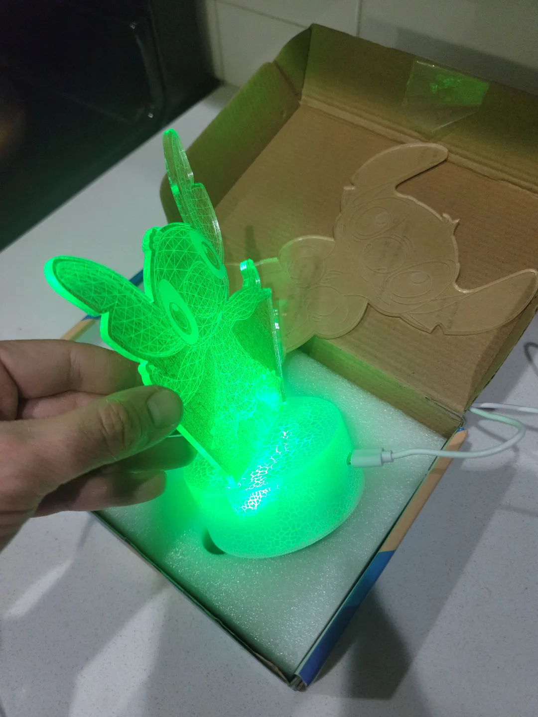 Stitch LED 3D Illusion Lamp thumbnail