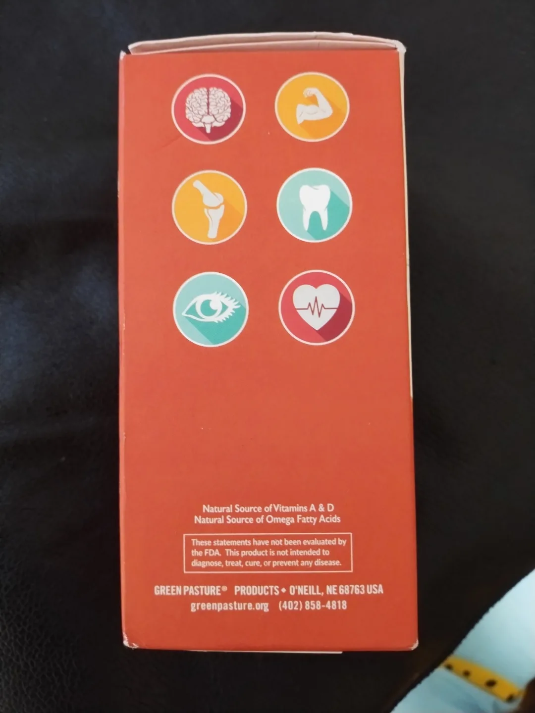 Green Pasture Fermented Skate Liver Oil - Orange Flavour - 180ml image indicator(4)