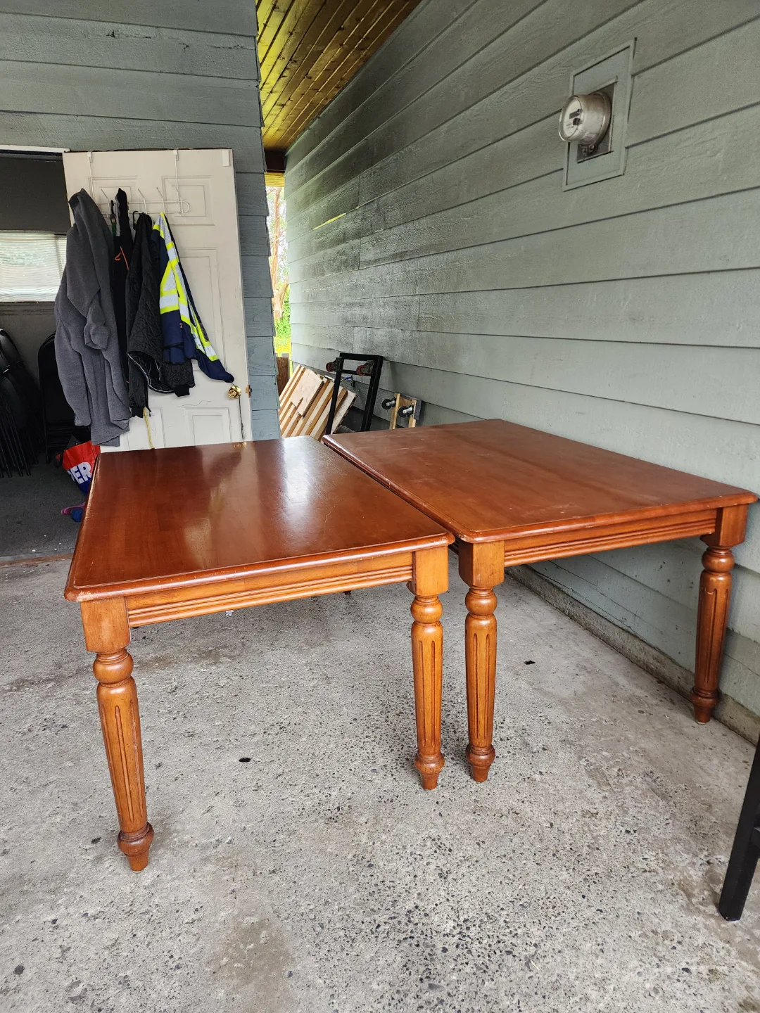 Pair of Wooden Dining Tables image indicator(2)