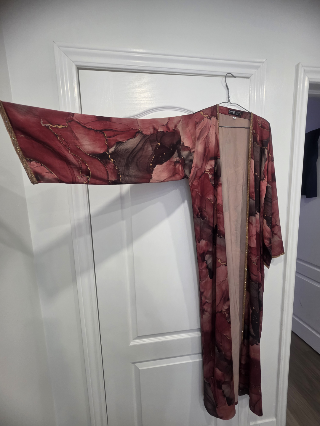 Deen City Maroon Abaya Size 56