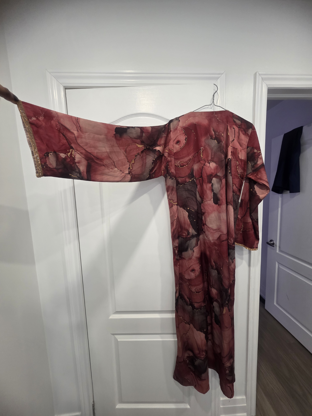 Deen City Maroon Abaya Size 56 - photo 2