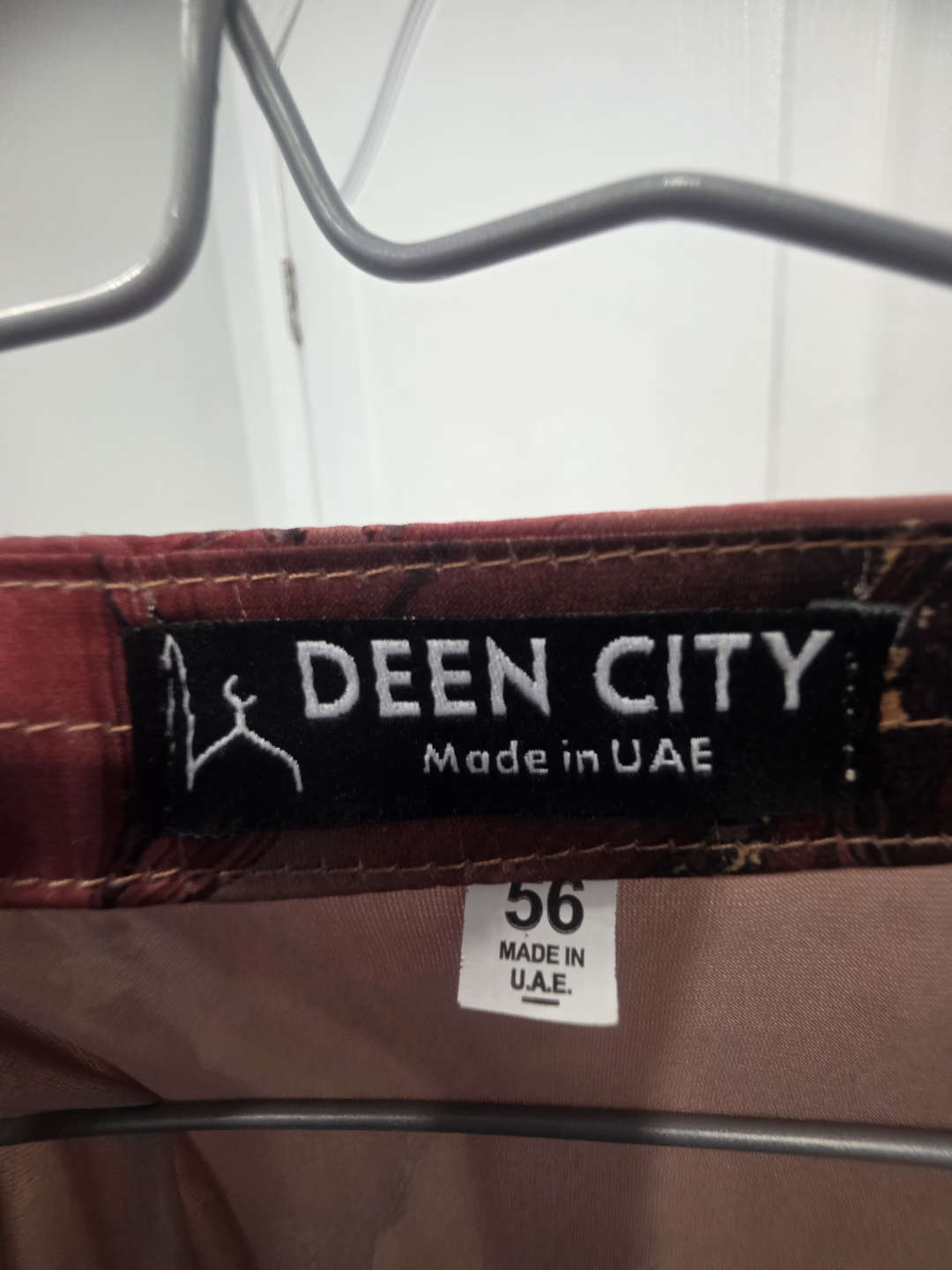 Deen City Maroon Abaya Size 56 - photo 3
