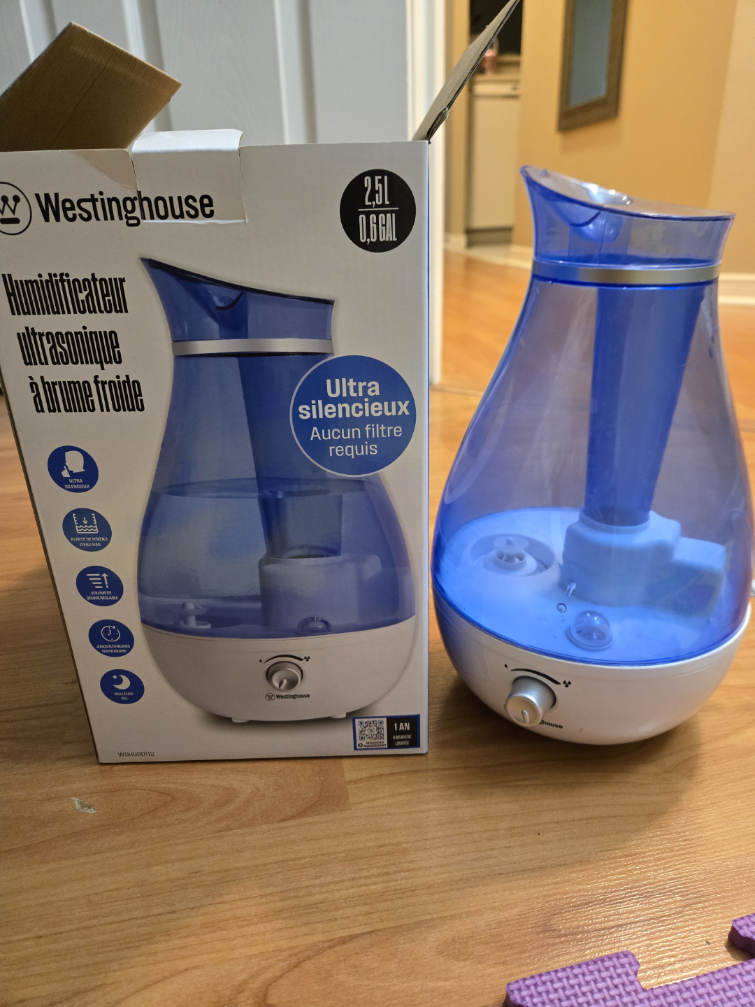 Westinghouse Ultrasonic Cool Mist Humidifier - 2.5L - photo 2