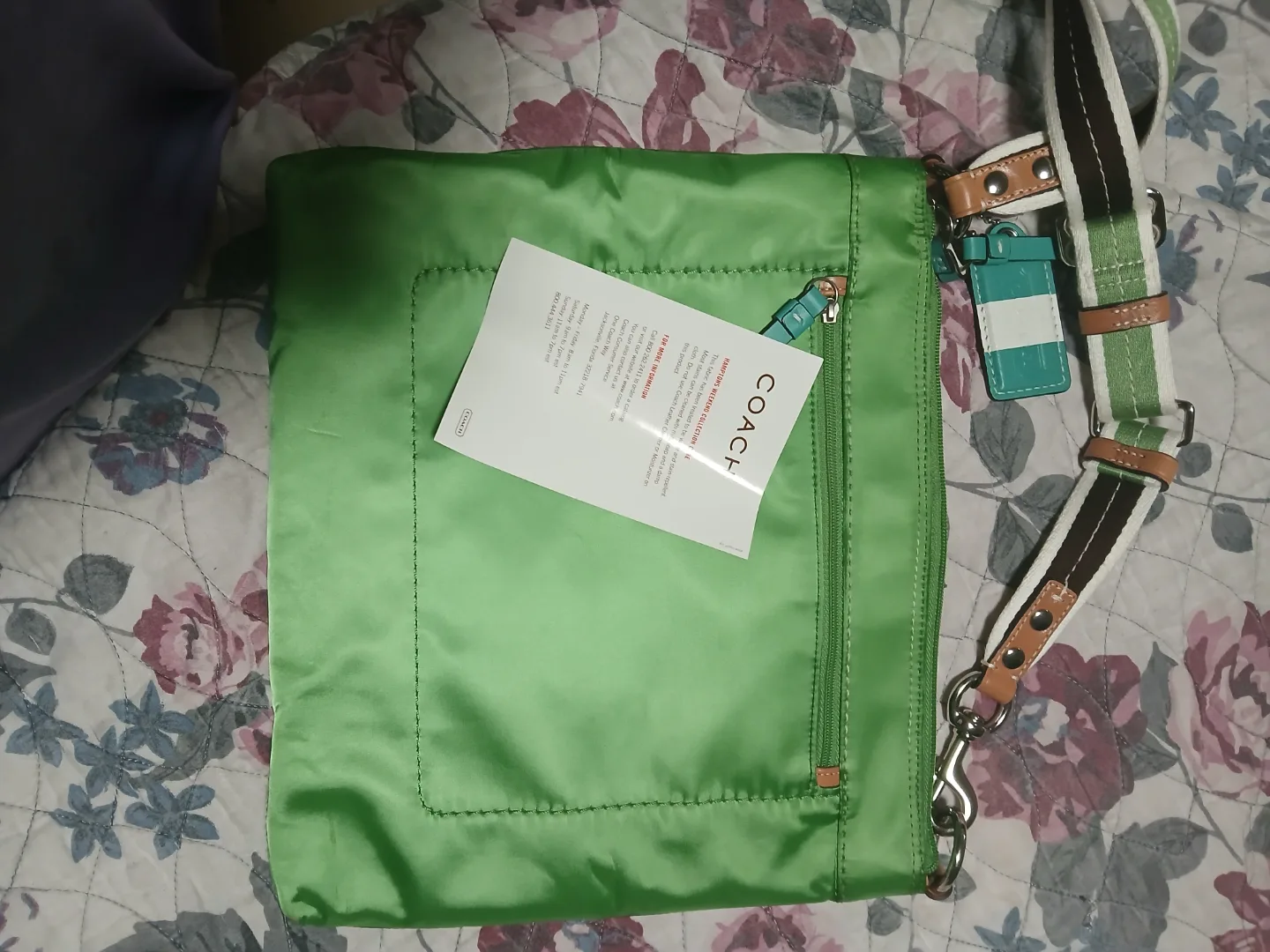 Coach Emerald Green Crossbody Bag image indicator(3)