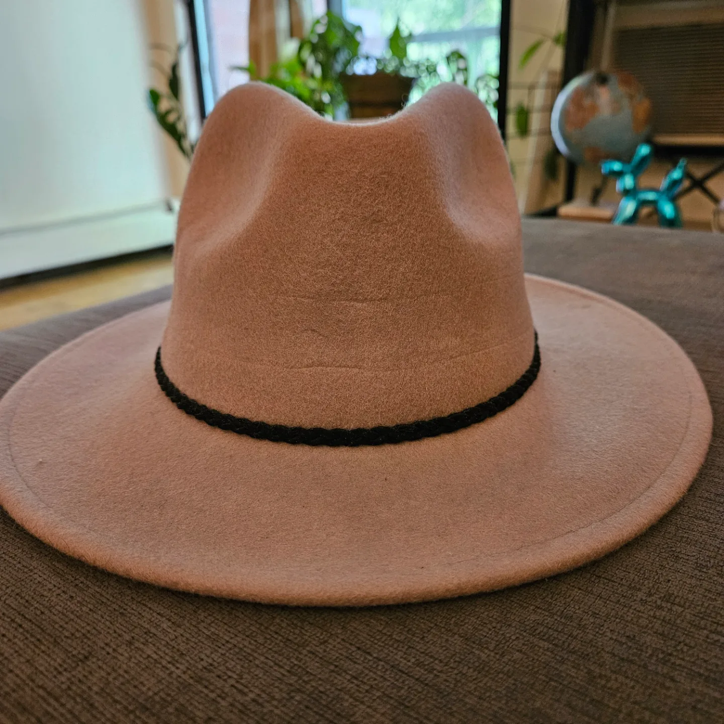 🥕Women's Fedora Hat with Black Thin Band thumbnail