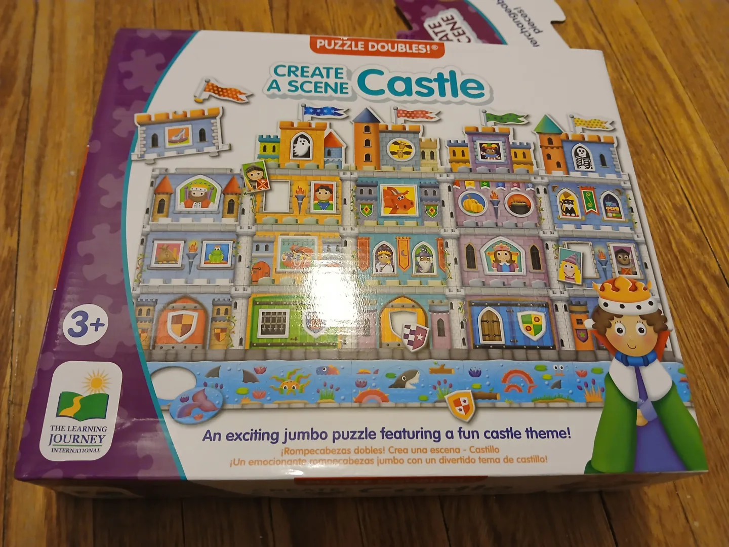 Learning Journey Create a Scene Castle Jumbo Floor Puzzle 🧡 thumbnail