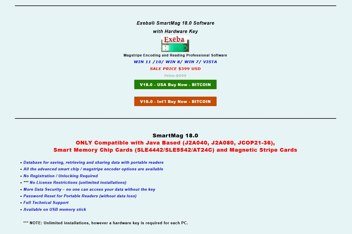 Exeba SmartMag 18.0 Software with Hardware Key + Accessories - photo 3
