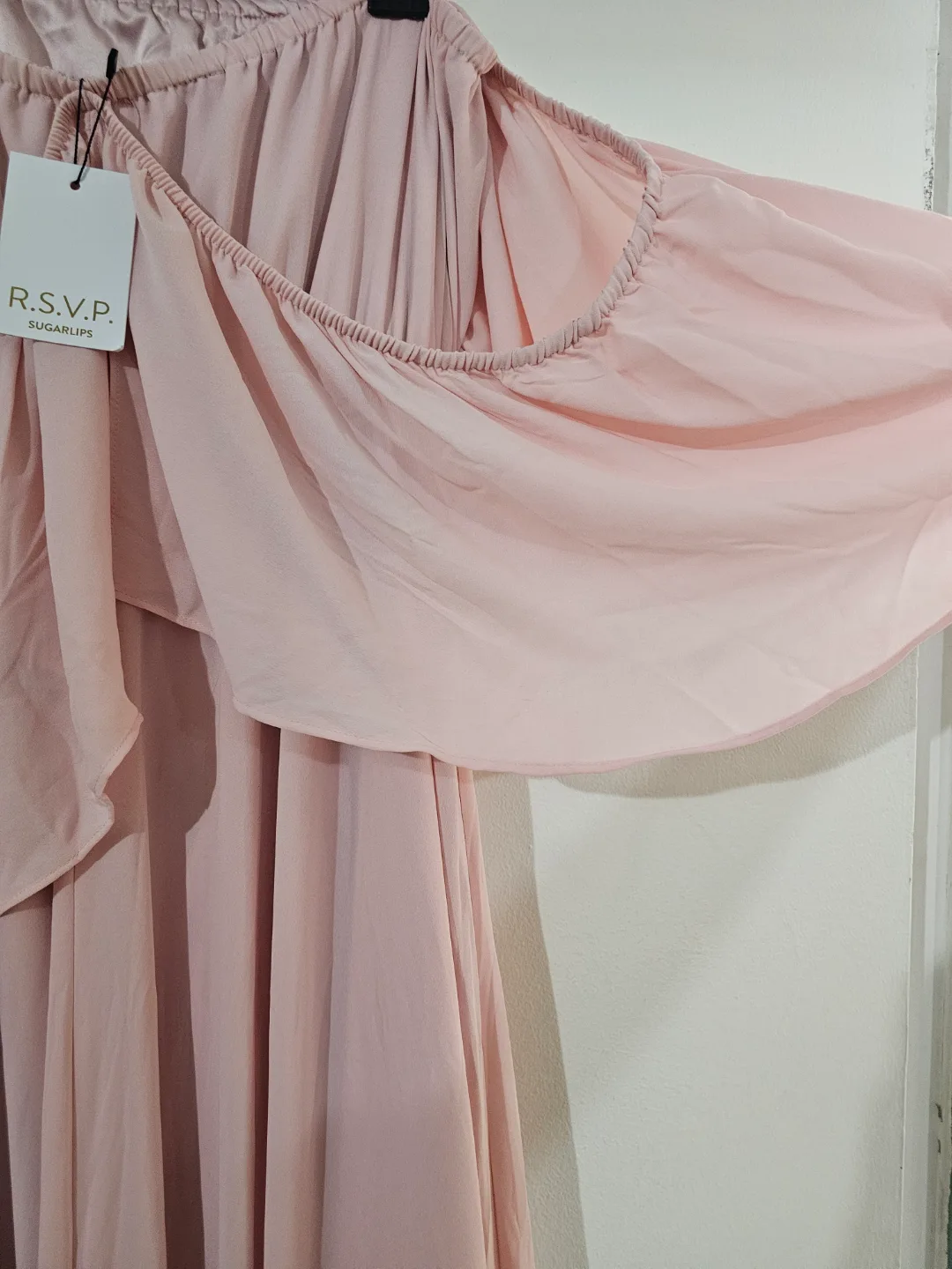 R.S.V.P. Sugarlips blush pink prom/grad maxi dress image indicator(4)