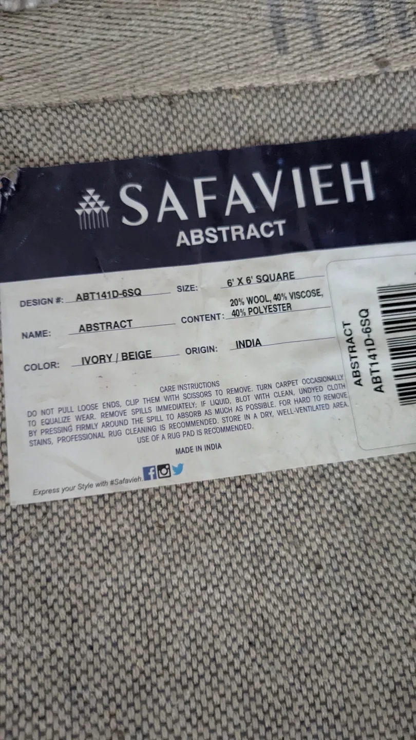 white Shag Rug image indicator(7)