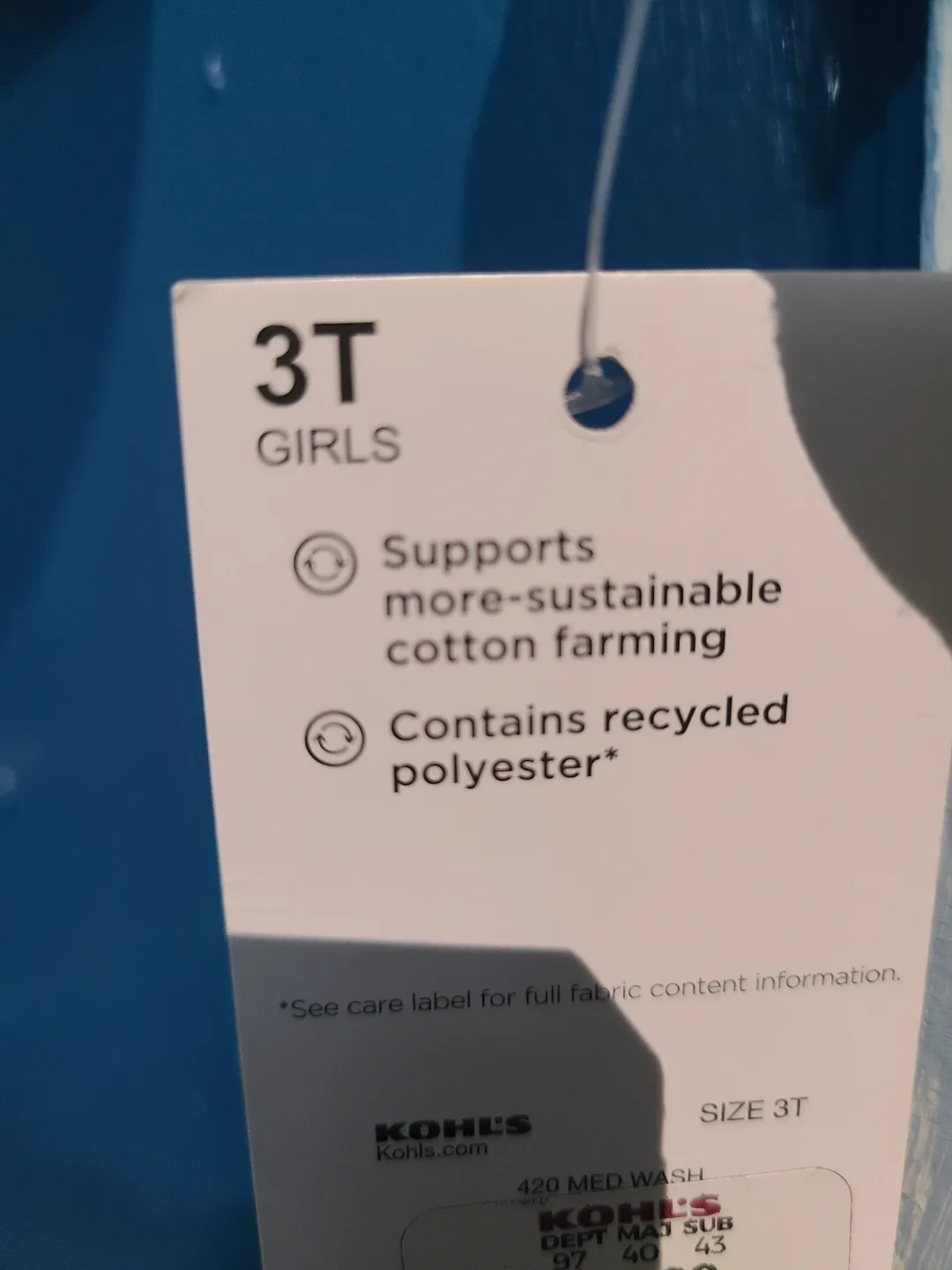 Girls Jumping Beans Denim Jacket - Size 3T image indicator(2)