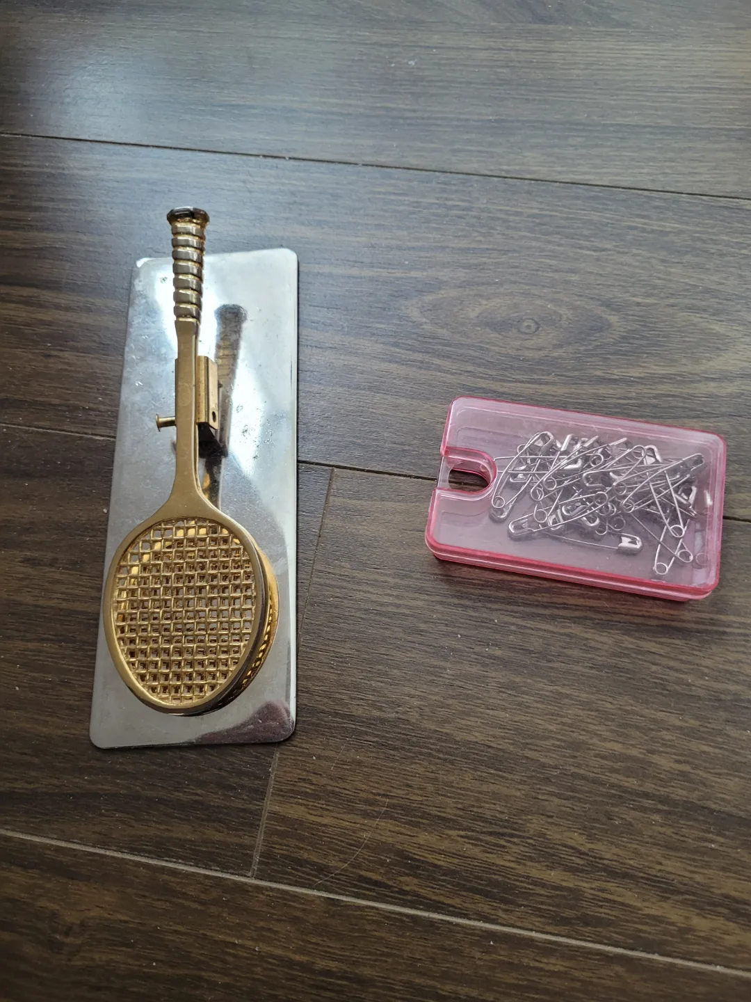 Receipt holder & safety pins thumbnail