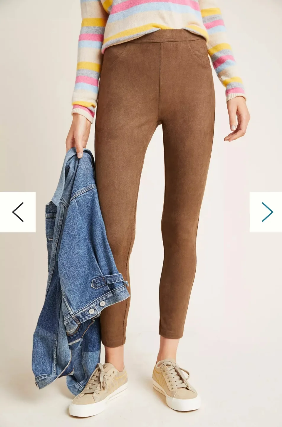 Anthropologie Sanctuary Mona Sueded Leggings NWOT 🧡 image indicator(3)