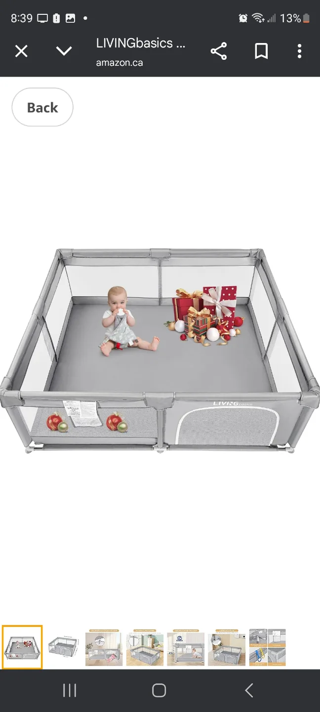 LIVINGbasics Pop-Up Playpen thumbnail