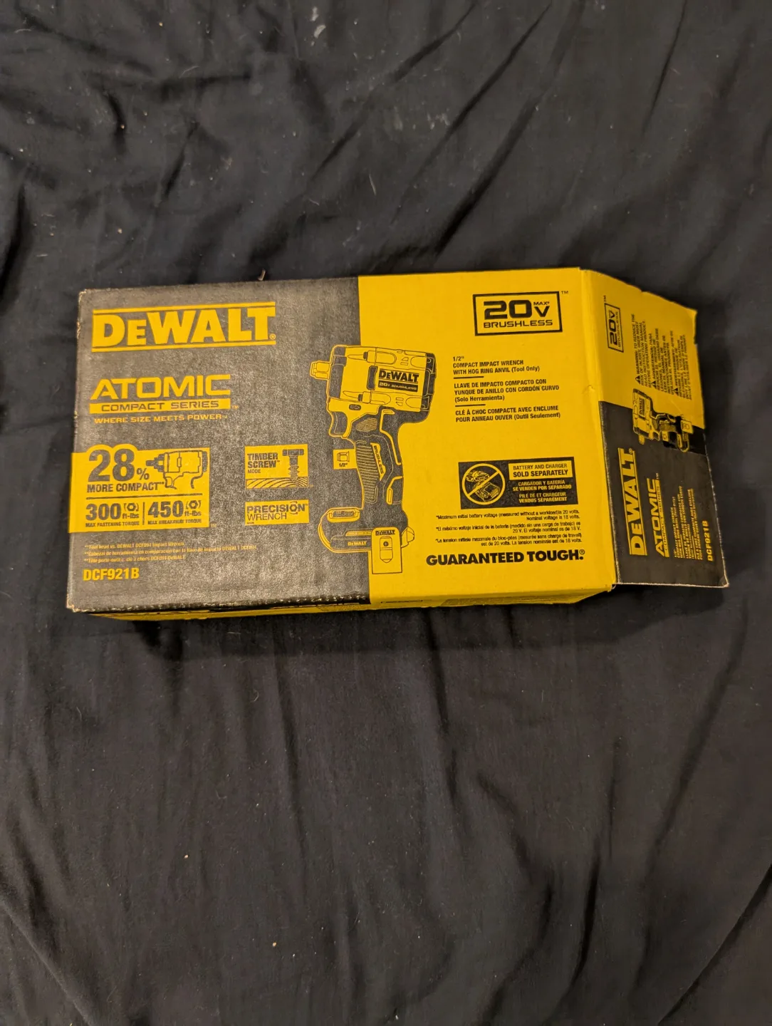 Dewalt Atomic 20V Brushless Impact Wrench - New in Box image indicator(4)