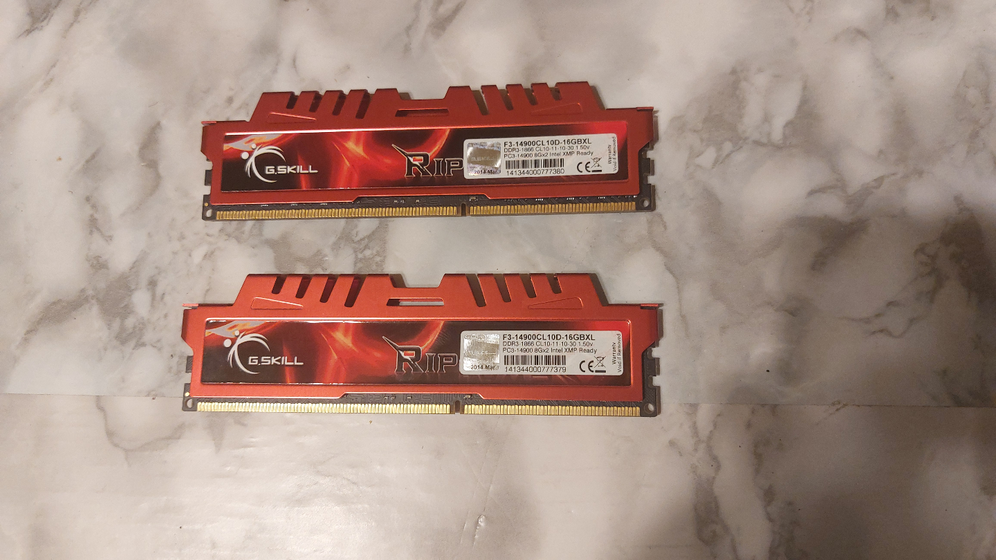 G.Skill Ripjaws X Series 32GB DDR3 RAM (2x16GB)