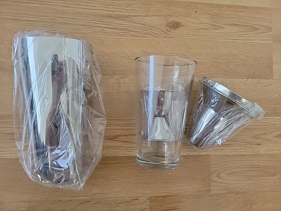 3-Piece Cocktail Shaker Set - Stainless Steel image indicator(3)