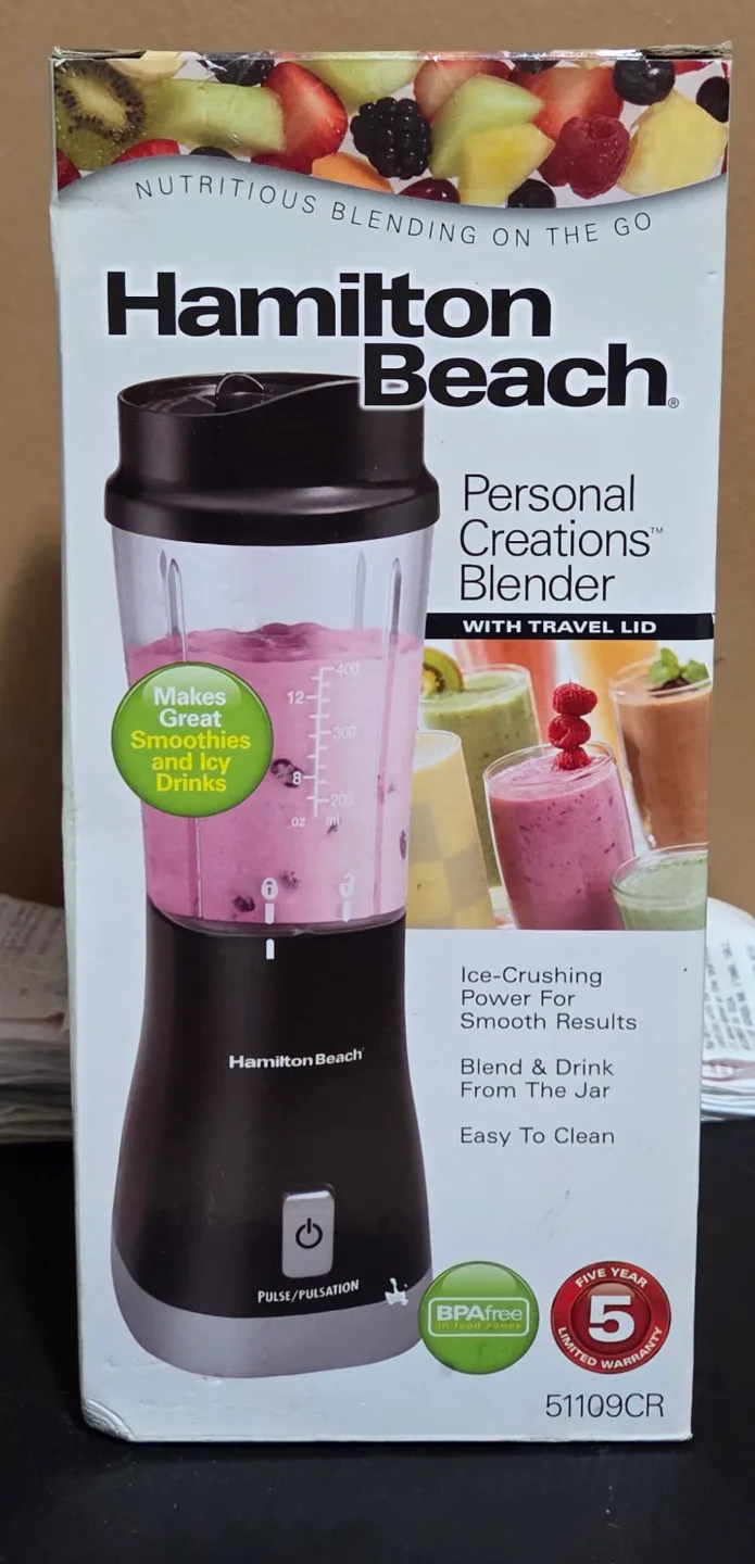 Hamilton Beach Personal Creations Blender with Travel Lid thumbnail