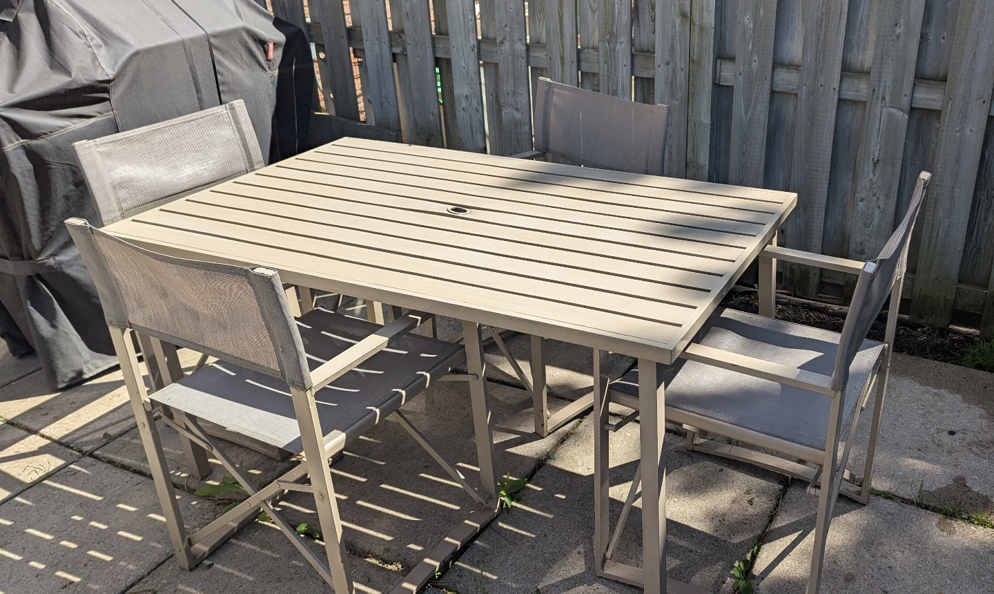 Outdoor Patio Set - Table and Four Chairs