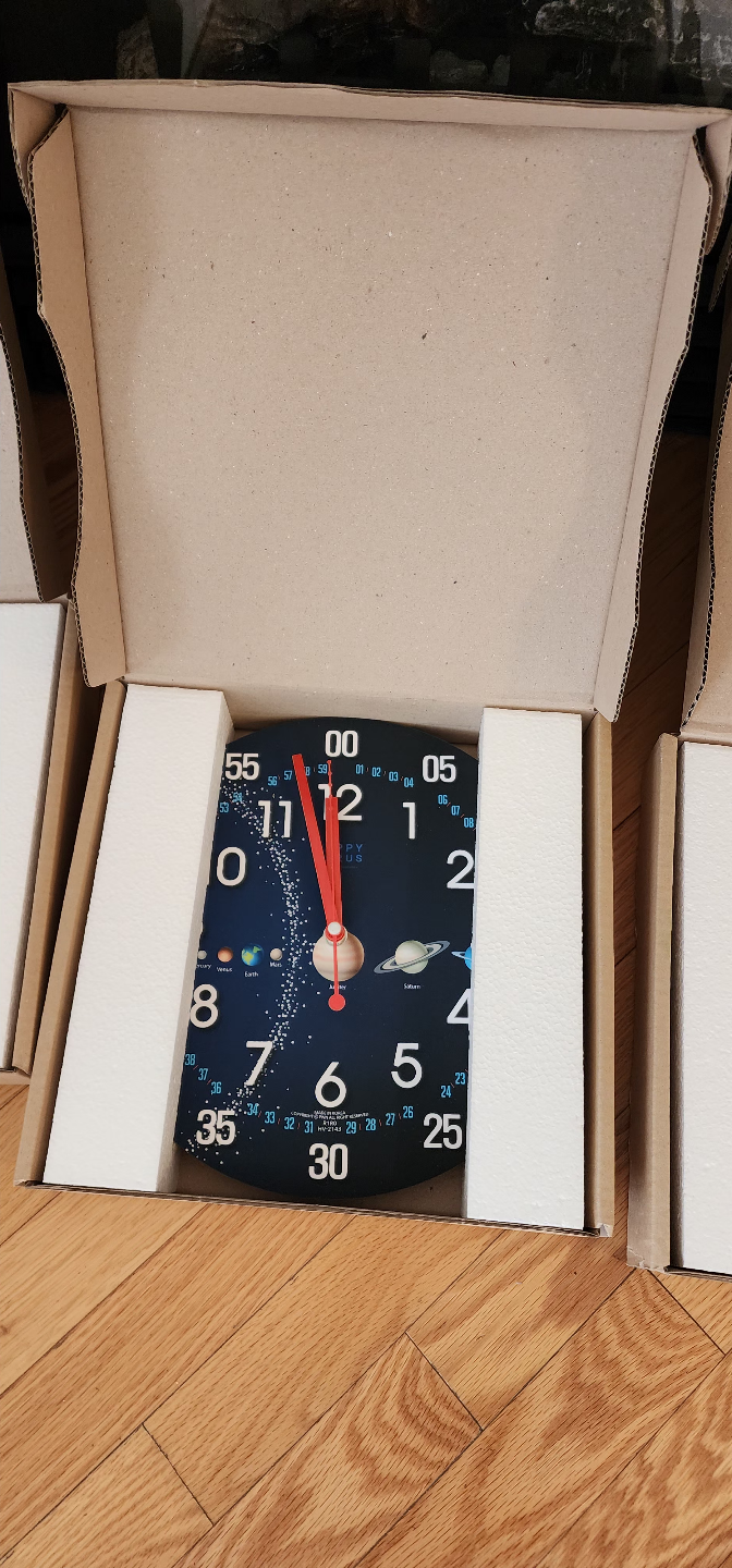 non ticking movement clock! Kids teaching clock - photo 4