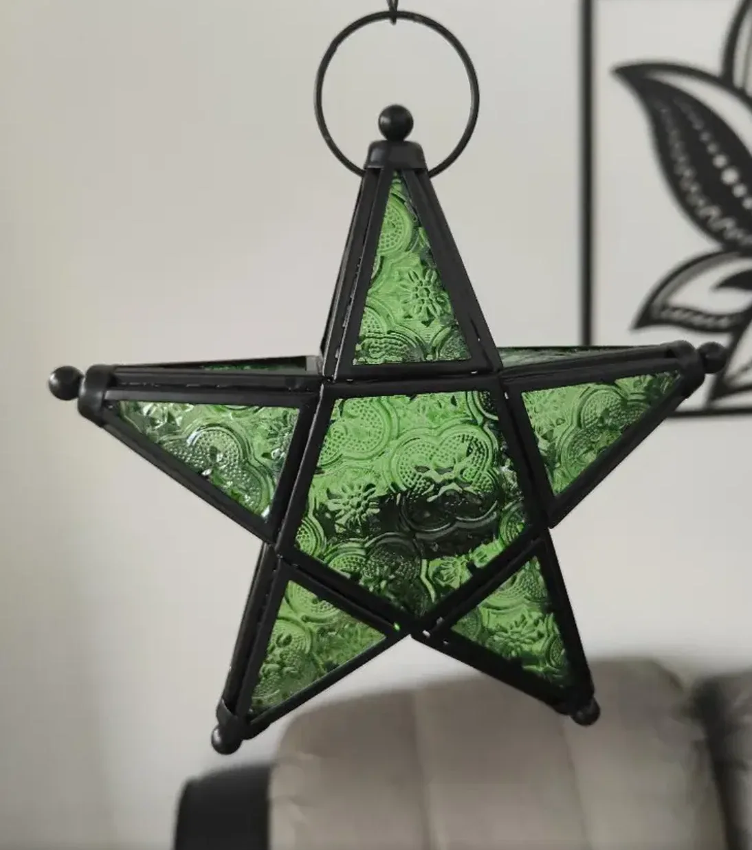 Green Glass Star Lantern image indicator(2)
