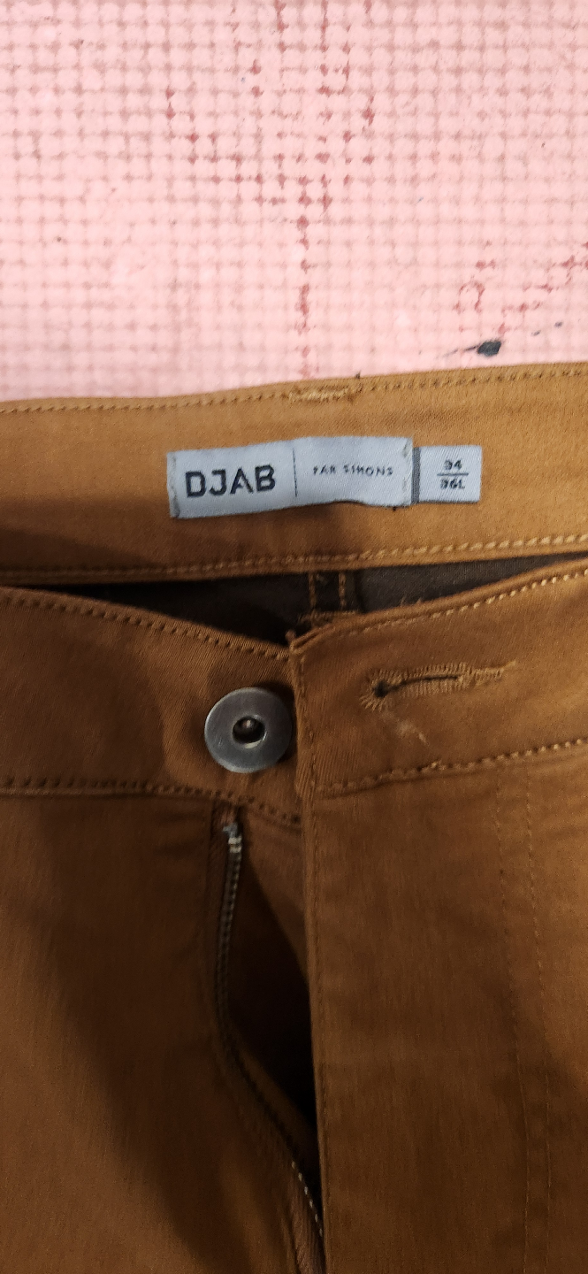 DJAB Par Simons Brown Pants - Size 34x36L - photo 2