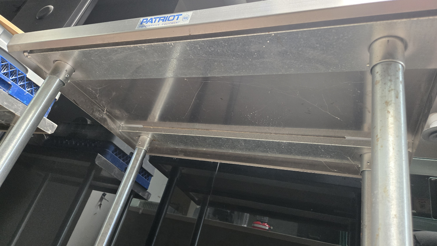 Stainless Steel Work Table - Patriot Equipment - photo 3