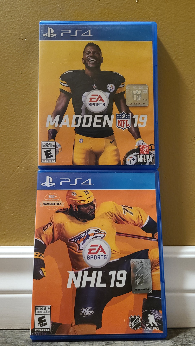 Madden NFL 19 & NHL 19 PlayStation 4 Games