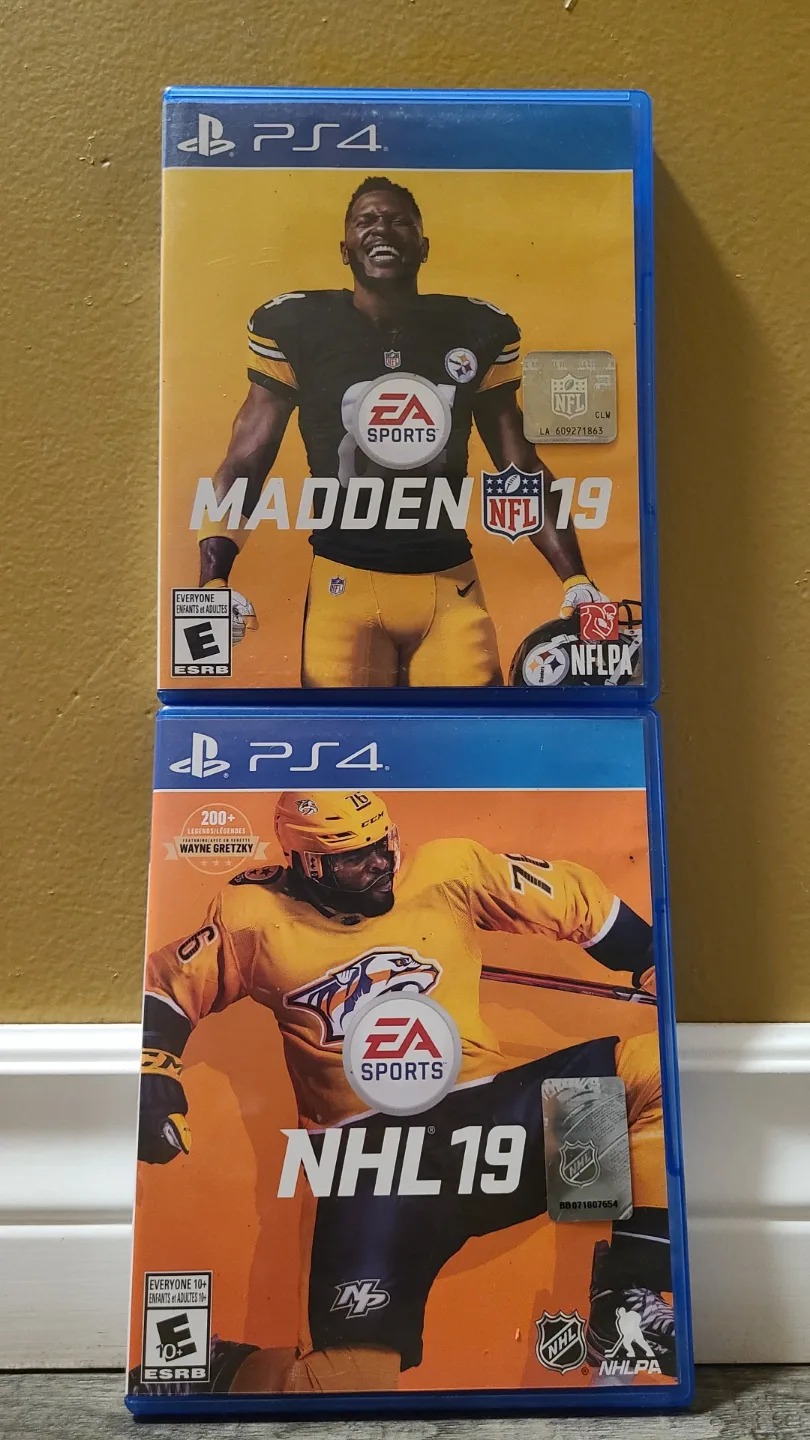 Madden NFL 19 & NHL 19 PlayStation 4 Games thumbnail