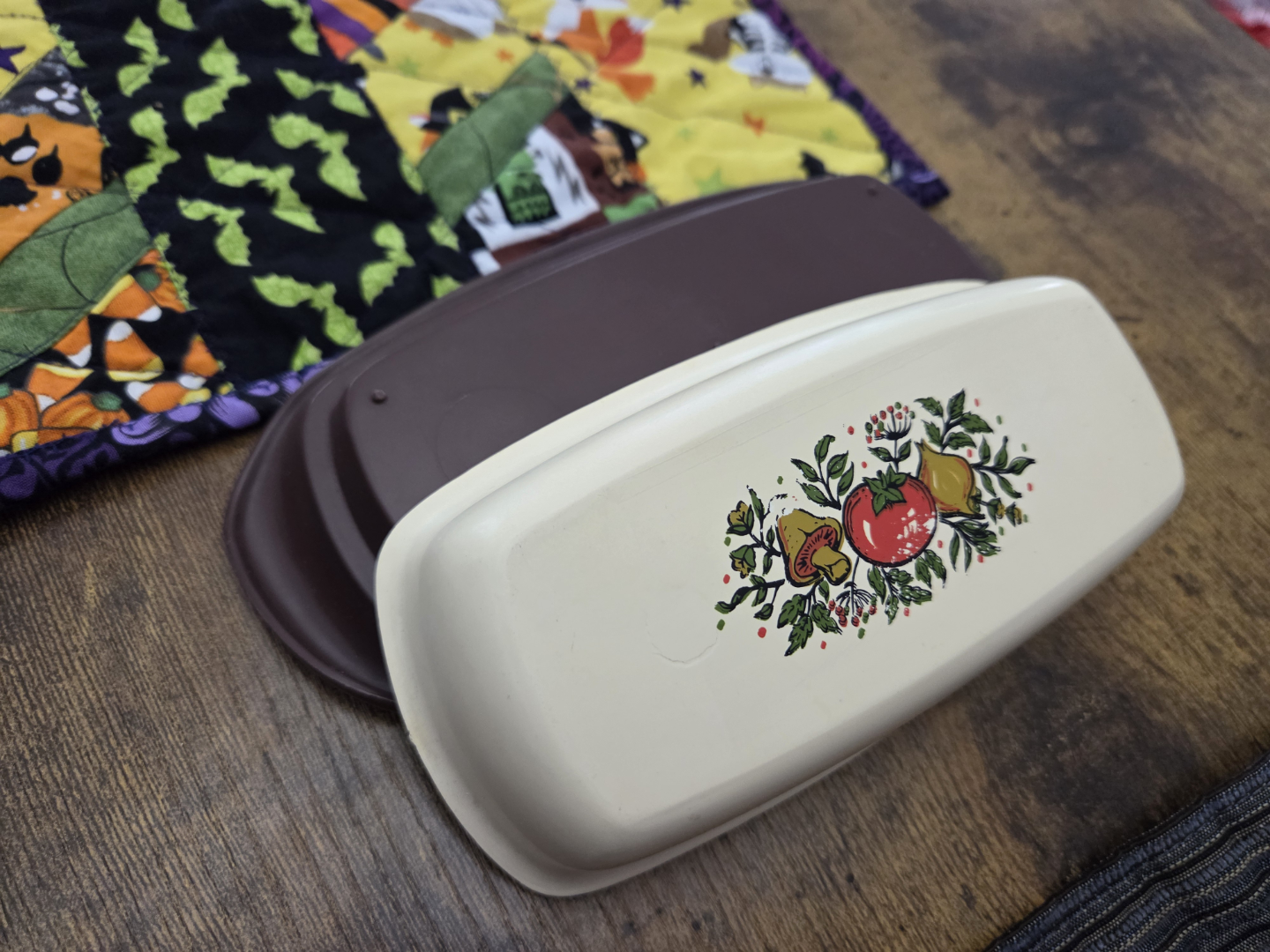 Vintage Butter Dish with Lid - photo 2