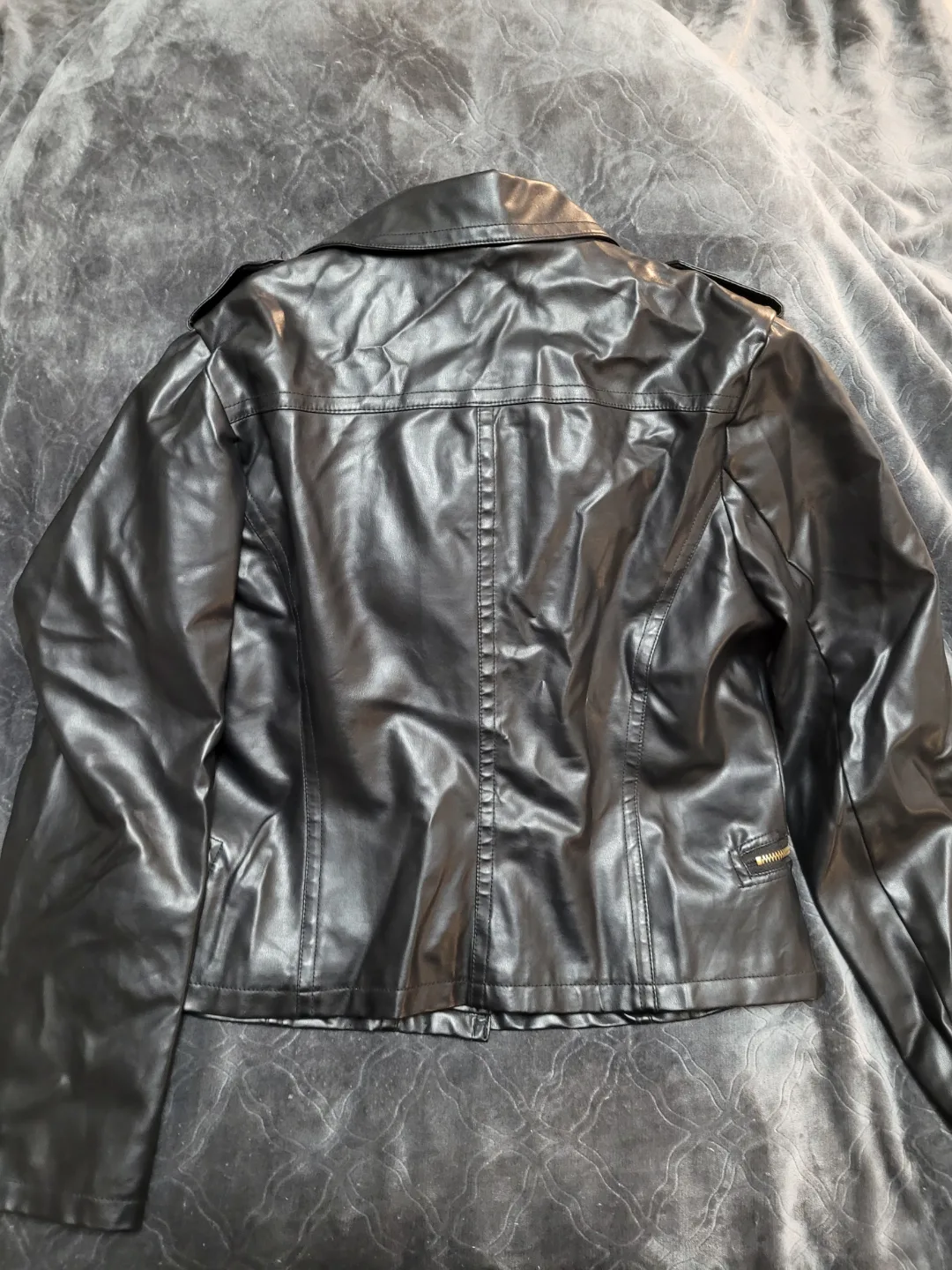 Dollhouse Black Faux Leather Jacket image indicator(3)