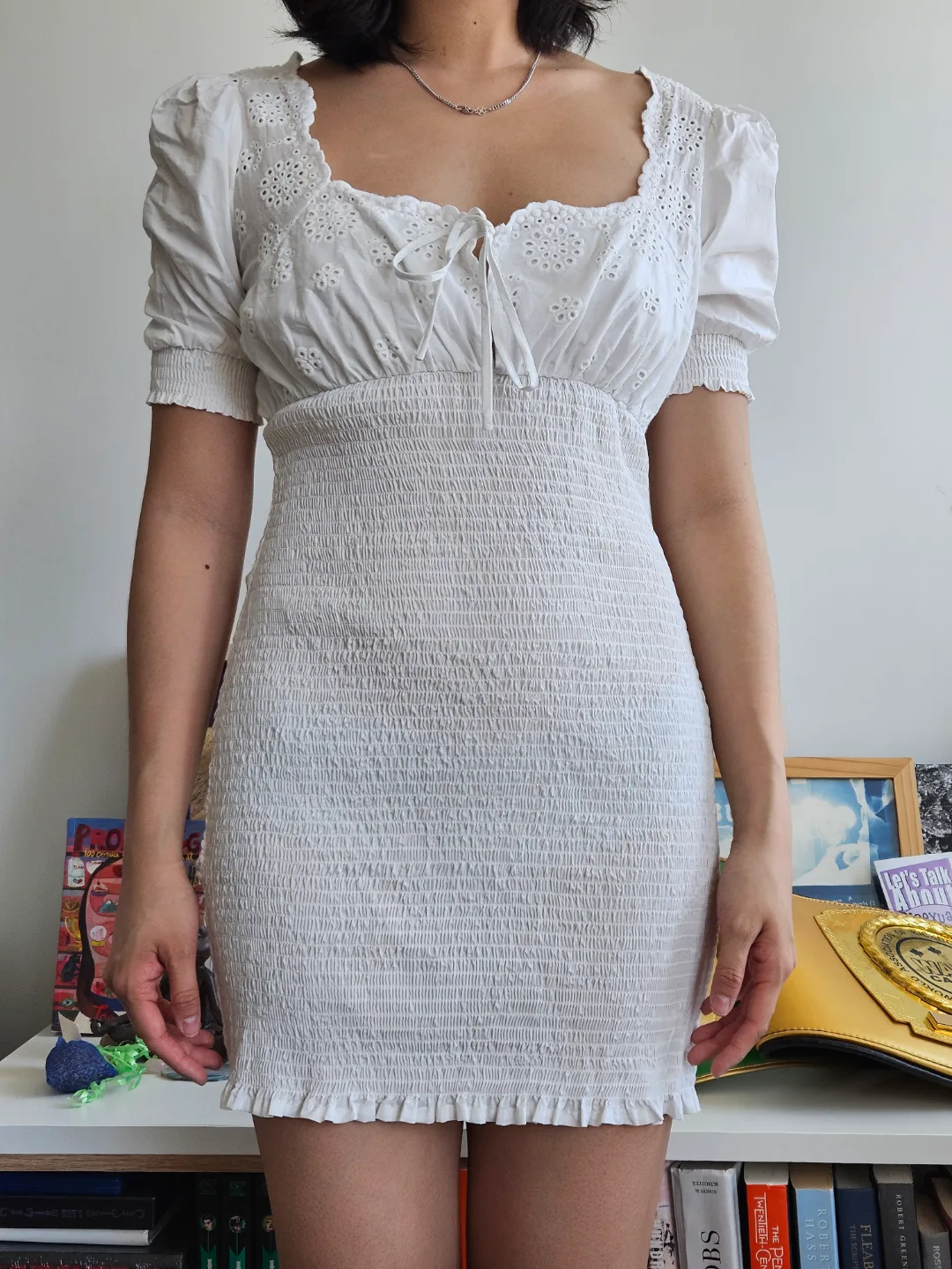 I.AM.GIA White Levi Mini Dress image indicator(6)