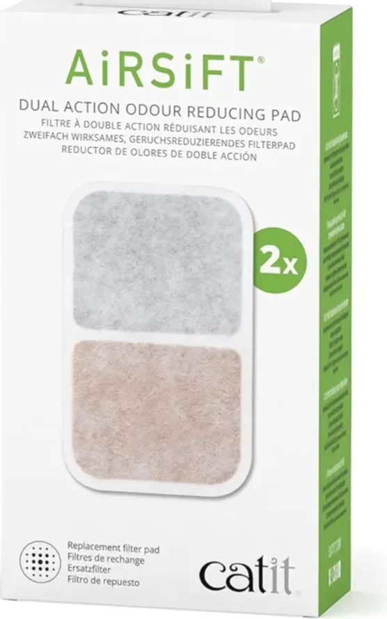 Catit Jumbo Airsift Litter Box w. 2 Air filters image indicator(10)