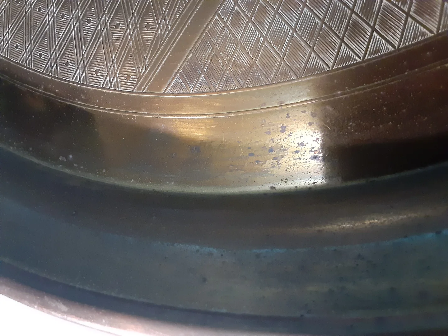 Asian Design Brass Serving Tray image indicator(4)