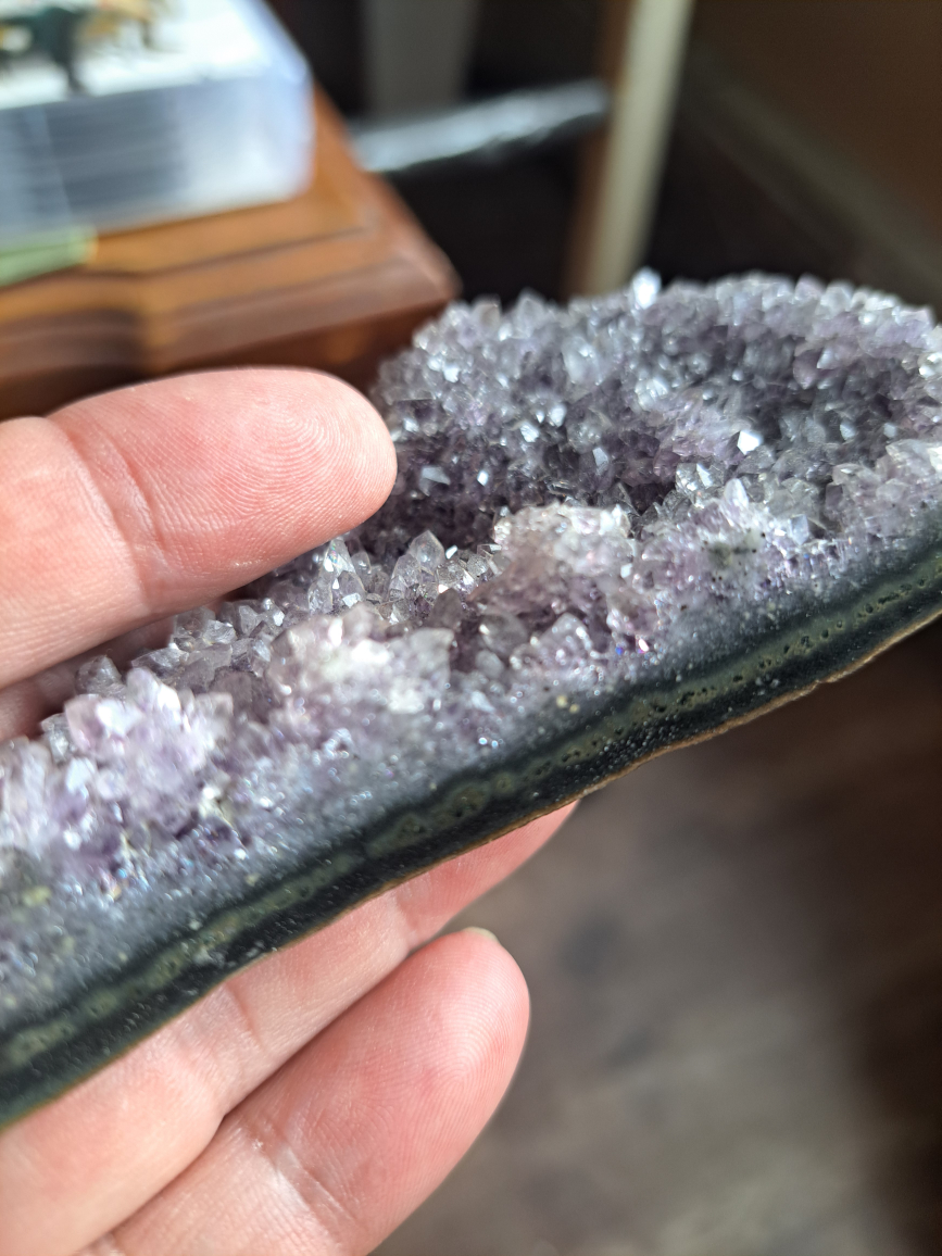 Amethyst Geode Wing Pair - photo 2