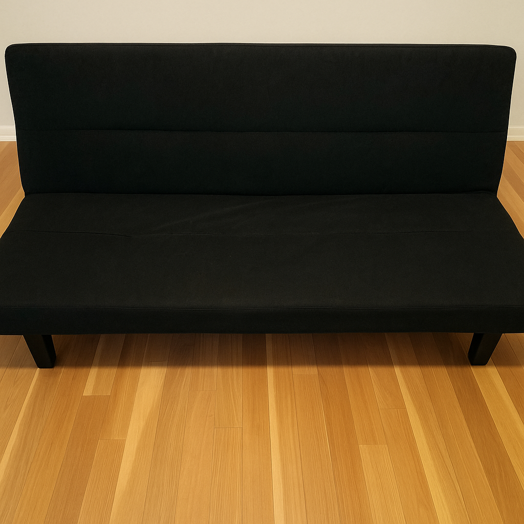 Black Futon Sofa- bed