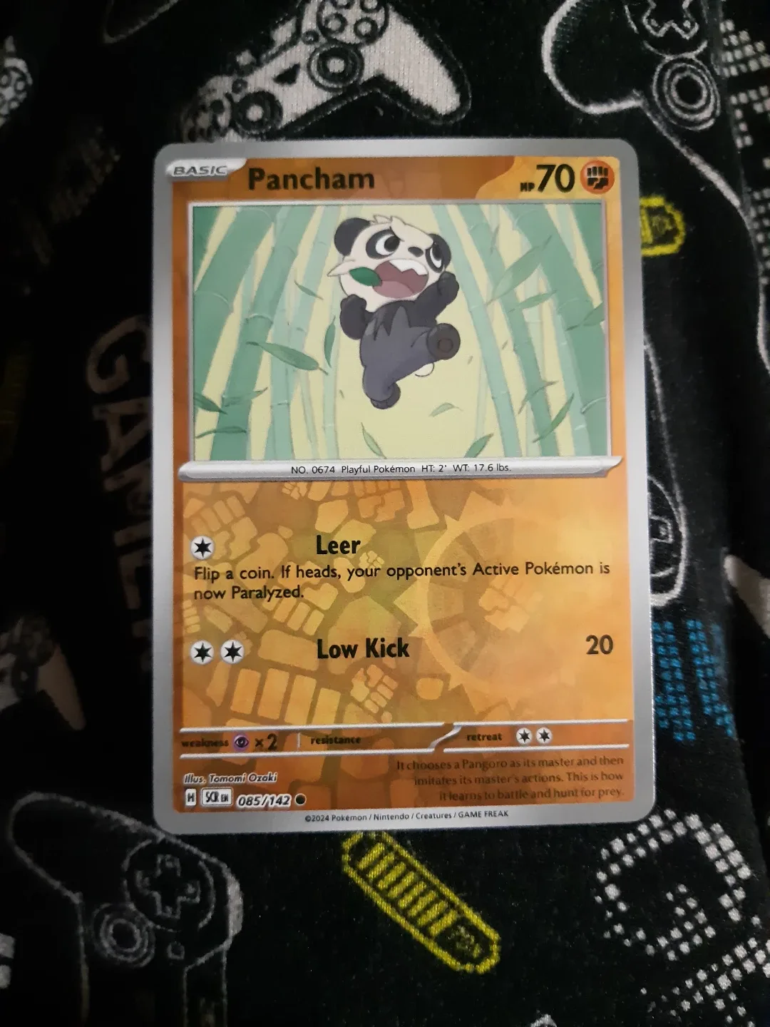 "🏒"Pokemon Card - Pancham - 065/142 - Basic thumbnail